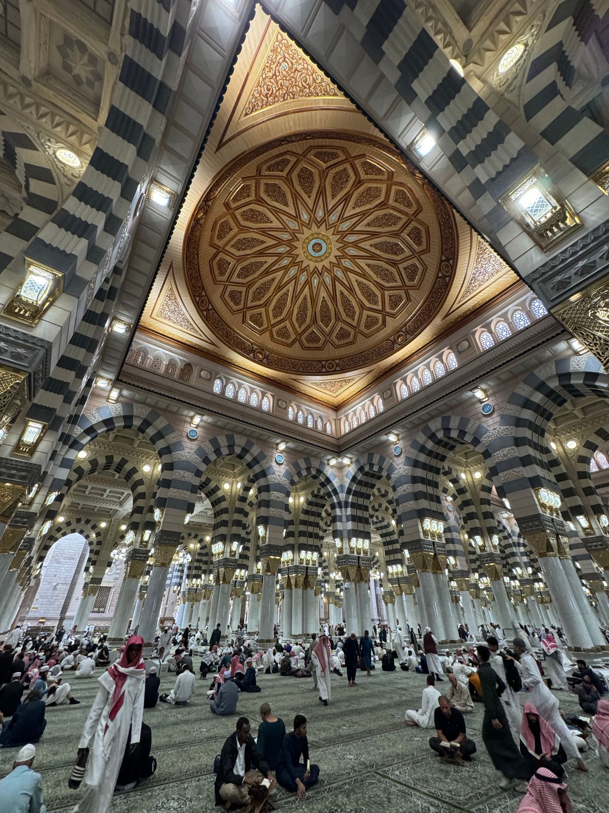 Inside Masjid an-Nabawi